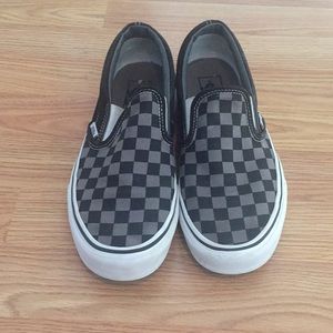 Women’s slip on vans size 10